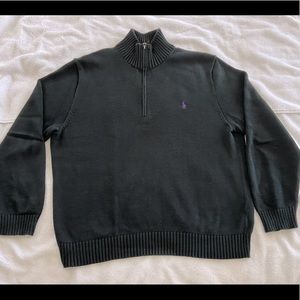 Polo Pullover Sweater with zipper